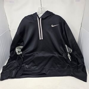 Nike Therma Fit Hoodie Men's XXL 2XL Black Gray